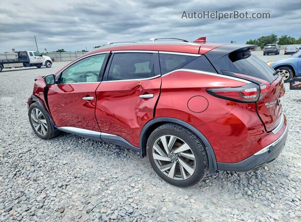 5N1AZ2MJ5KN143262 2019 NISSAN MURANO Красный Задняя правая четверть