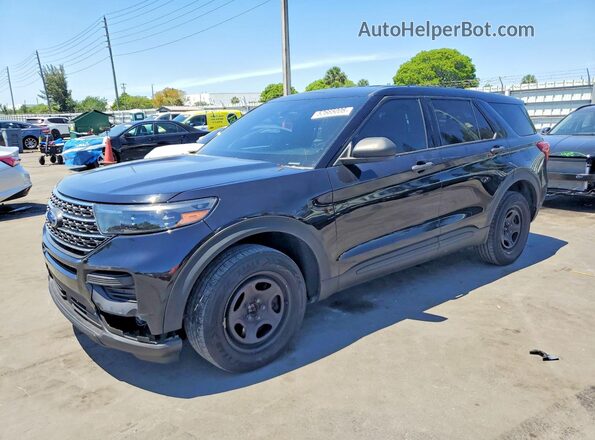 1FM5K8AB5NGC23658 2022 FORD EXPLORER Black უკანა მარცხენა