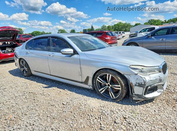 WBA7F2C55GG419198 2016 BMW 7 SERIES Silver Вид спереду