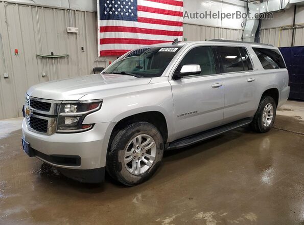 1GNSKHKC7GR262555 2016 CHEVROLET SUBURBAN Серебряный Задняя левая четверть