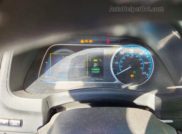 1N4AZ1BV4MC554726 2021 NISSAN LEAF Синий 