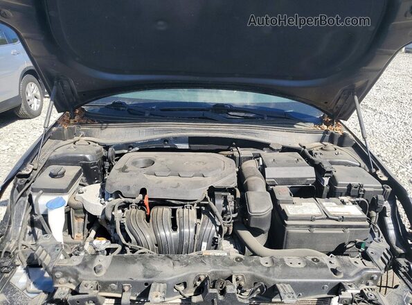 5XXGT4L37HG131701 2017 KIA OPTIMA Черный Вид подкапотного пространства