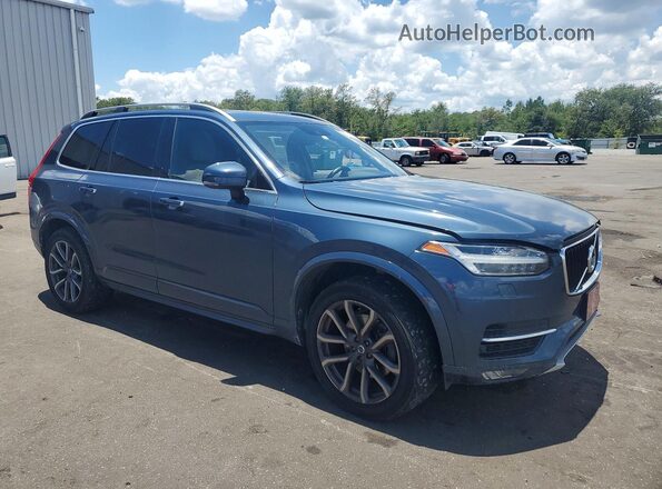 YV4102XK7J1337944 2018 VOLVO XC90 Blue Вид спереду