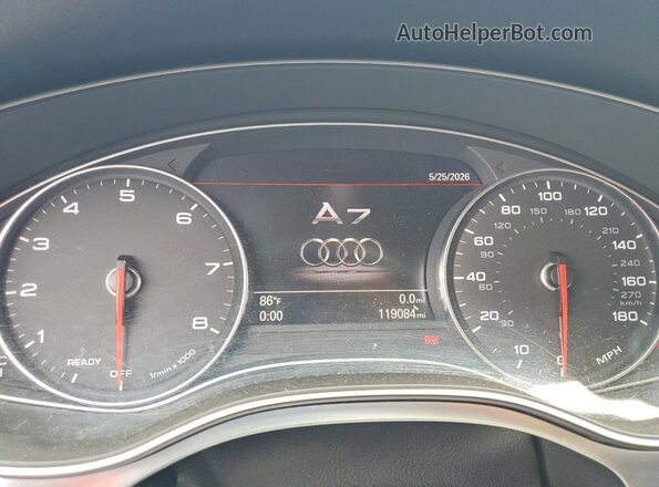 WAU2GAFC0GN167500 2016 AUDI A7 White 