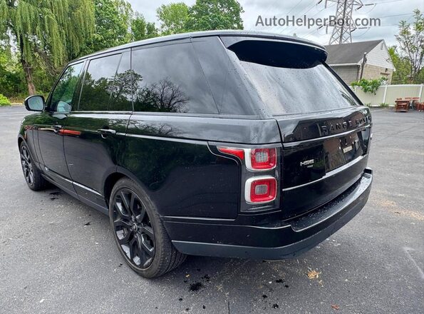 SALGS2SE3MA433754 2021 LAND ROVER RANGE Black უკანა მარჯვენა