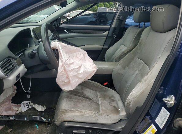 1HGCV1F48JA081521 2018 HONDA ACCORD Blue Vista del salpicadero