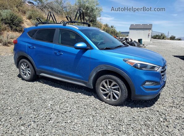 KM8J3CA4XJU652385 2018 HYUNDAI TUCSON Blue 