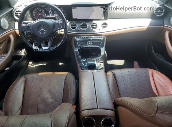 WDDZF4KB4HA153889 2017 MERCEDES-BENZ E-CLASS Black Vista del cuadro de instrumentos
