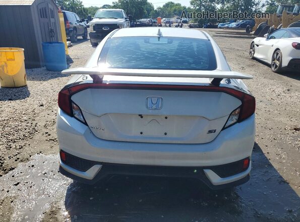 2HGFC3A50KH753279 2019 HONDA CIVIC White წინა სალონის ხედი