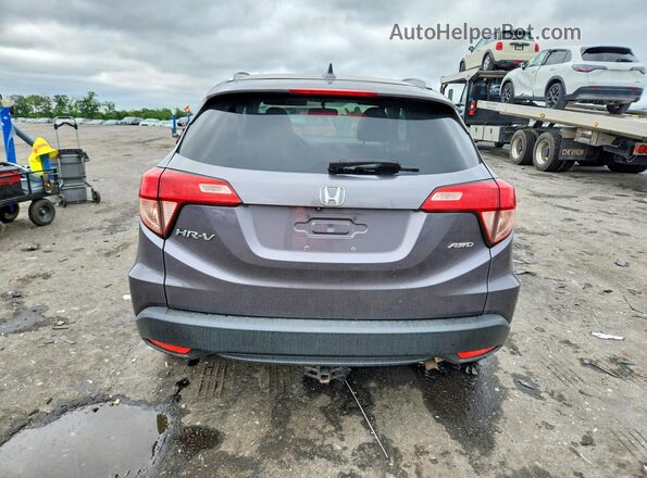 3CZRU6H71GM714799 2016 HONDA HR-V Gray Front interior view