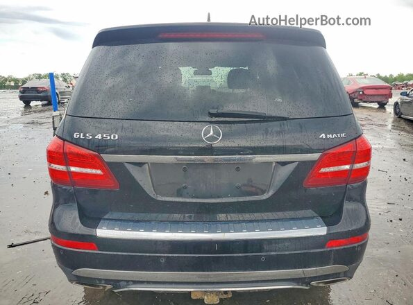 4JGDF6EE2HA755966 2017 MERCEDES-BENZ GLS Black წინა სალონის ხედი