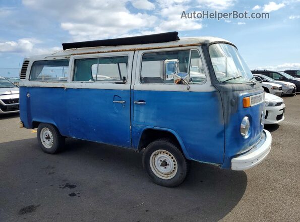 2282079050 1978 VOLKSWAGEN BUS Blue Delantero derecho