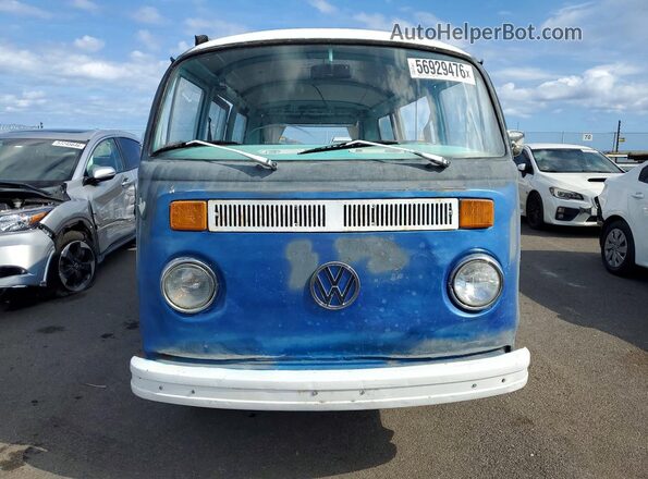 2282079050 1978 VOLKSWAGEN BUS Blue Vista frontal