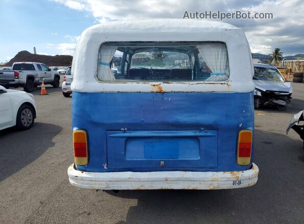 2282079050 1978 VOLKSWAGEN BUS Blue Vista trasera
