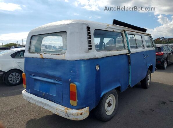 2282079050 1978 VOLKSWAGEN BUS Blue Trasero derecho