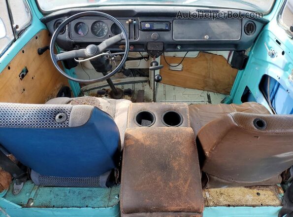 2282079050 1978 VOLKSWAGEN BUS Blue Vista del salpicadero