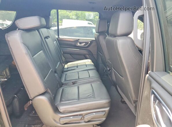 1GNSCCKD7MR208631 2021 CHEVROLET SUBURBAN Black Vista del compartimento del motor
