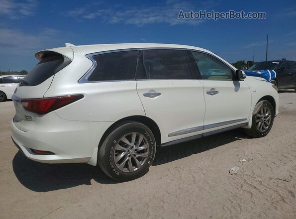 5N1DL0MM4HC554931 2017 INFINITI QX60 Белый Передняя правая четверть