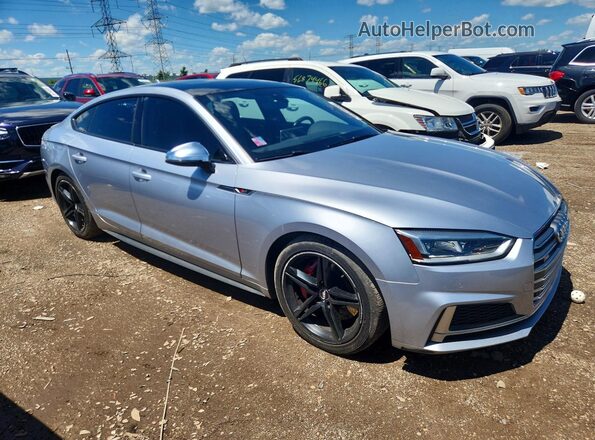 WAUB4CF55JA012347 2018 AUDI S5 Silver Front view