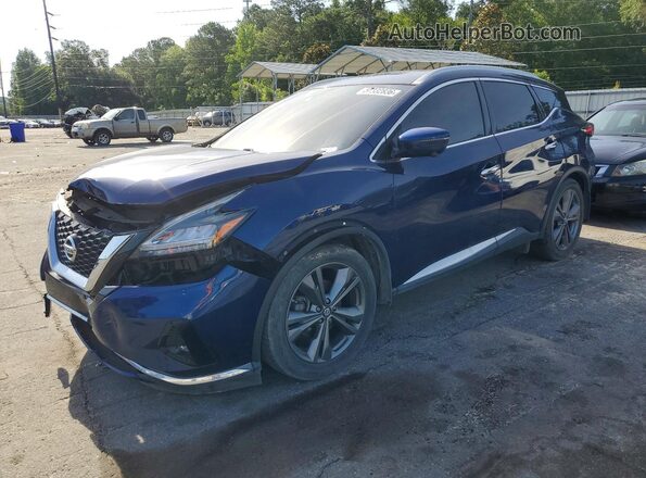 5N1AZ2MJ2KN121719 2019 NISSAN MURANO Blue 