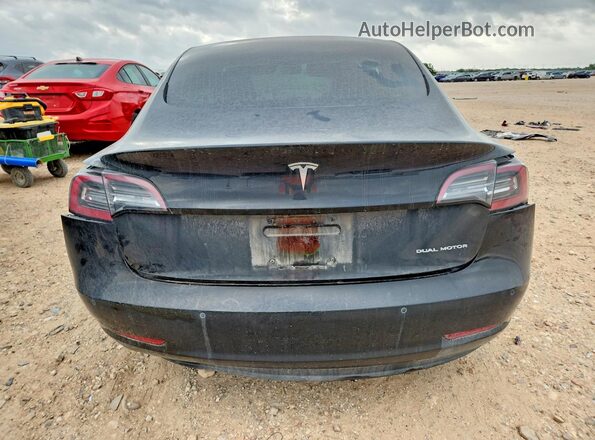 5YJ3E1EB7JF127412 2018 TESLA OTHER Black Вид салону спереду