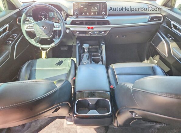 5XYP64HC4LG003498 2020 KIA TELLURIDE White Instrument cluster view