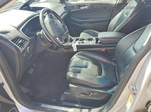 2FMPK3K92KBB42465 2019 FORD EDGE Серебряный Вид панели приборов