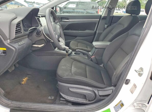 5NPD84LF2KH417109 2019 HYUNDAI ELANTRA White წინა პანელის ხედი