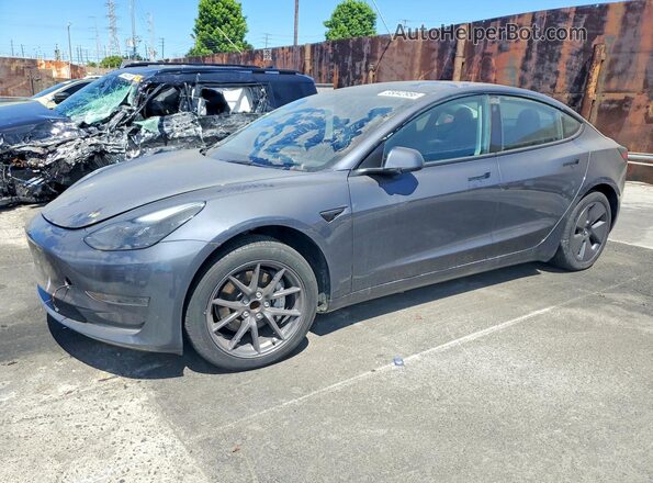 5YJ3E1EA0PF625161 2023 TESLA MODEL Gray 