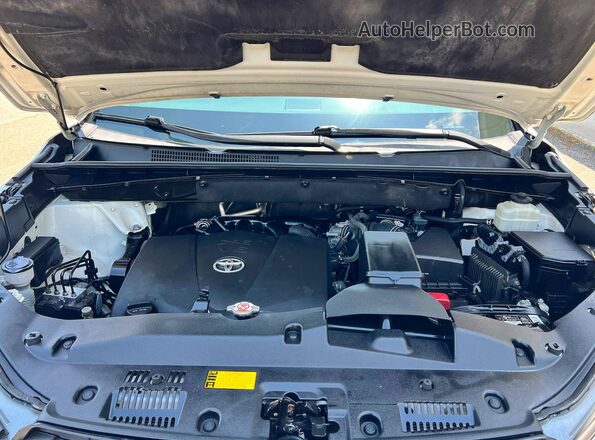 5TDDZRFH2JS908604 2018 TOYOTA HIGHLANDER White Vista del salpicadero