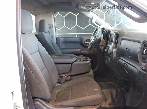 3GCNWAEF6MG297414 2021 CHEVROLET SILVERADO White Widok z tyłu