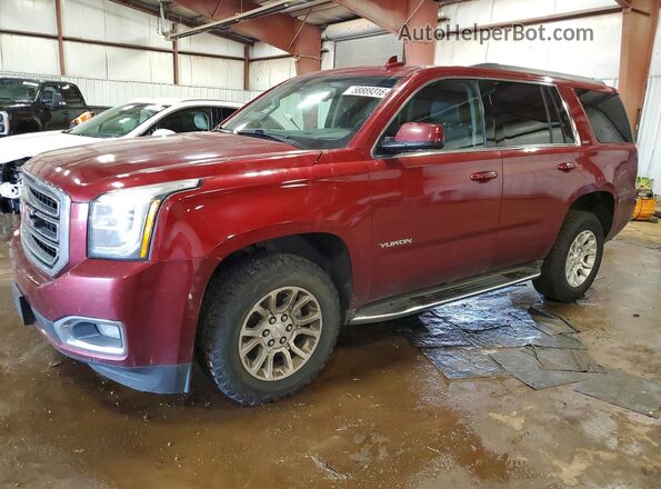 1GKS2BKC6HR174785 2017 GMC YUKON Red Trasero izquierdo