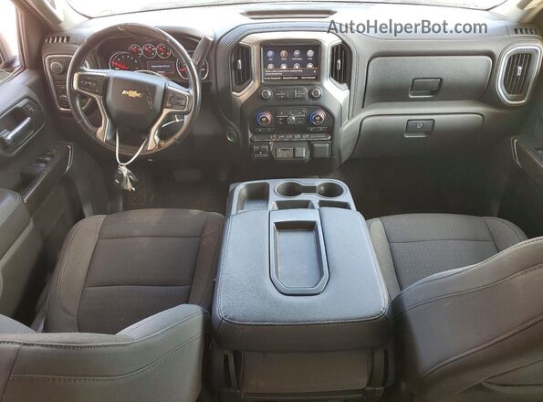 3GCPWCETXLG255630 2020 CHEVROLET SILVERADO Белый Вид щитка приборов