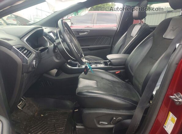 2FMPK4AP6KBB28171 2019 FORD EDGE Красный Вид панели приборов