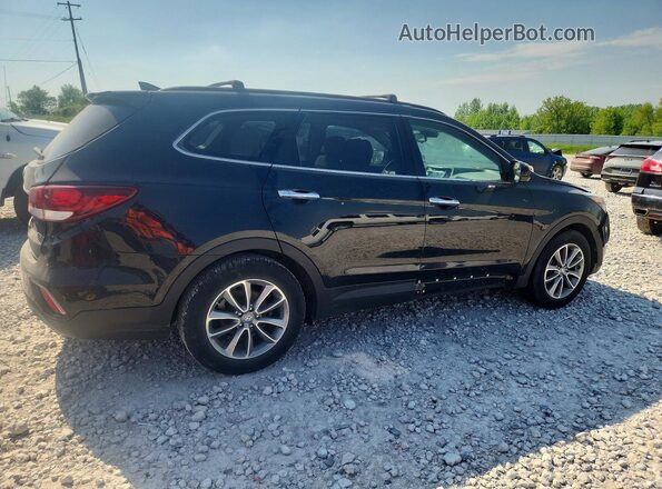 KM8SMDHF0HU221501 2017 HYUNDAI SANTA Черный Передняя правая четверть