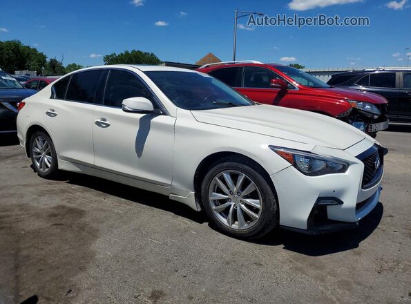 JN1EV7AR7GM343312 2016 INFINITI Q50 White წინა ხედი
