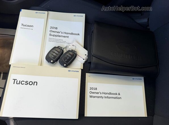 KM8J23A47JU700492 2018 HYUNDAI TUCSON Черный 