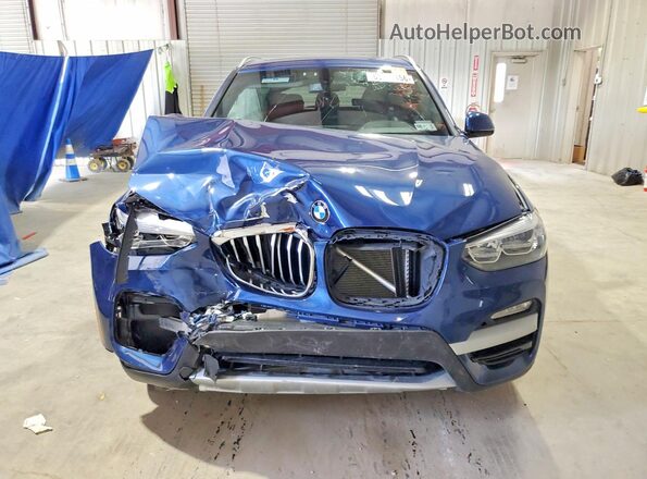5UXTR9C55JLD74149 2018 BMW X3 Blue 