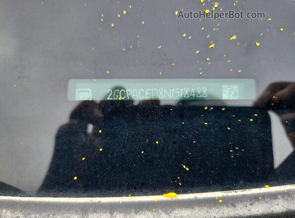 2GCPACED8N1518488 2022 CHEVROLET SILVERADO Черный 