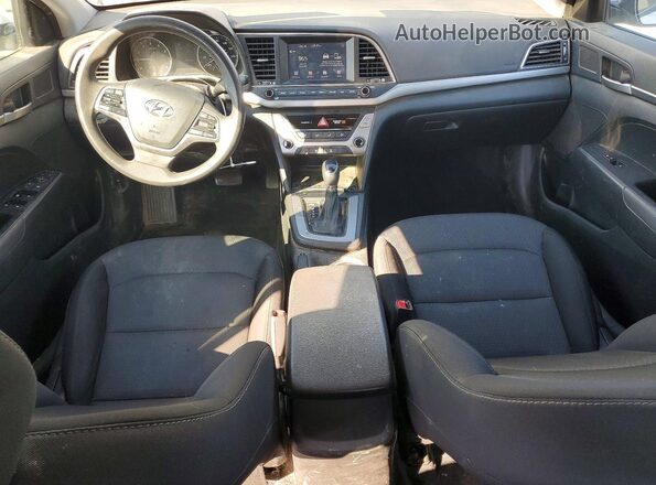5NPD74LF3JH389578 2018 HYUNDAI ELANTRA White Սարքավորումների վահանակի տեսք