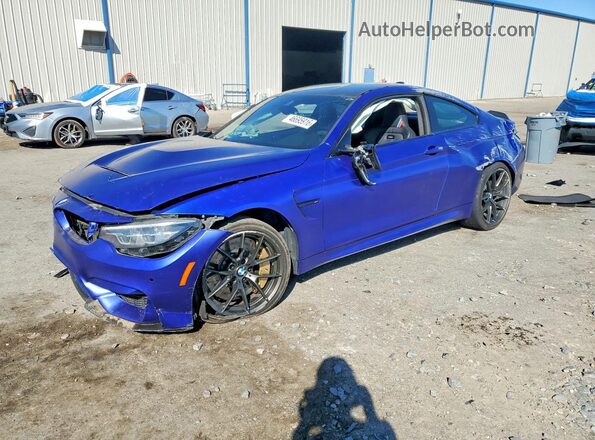 WBS3S7C53KAC09474 2019 BMW M4 Синий Задняя левая четверть