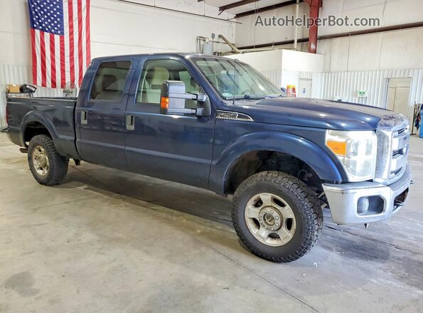 1FT7W2B65GEC13971 2016 FORD F250 Blue Front view