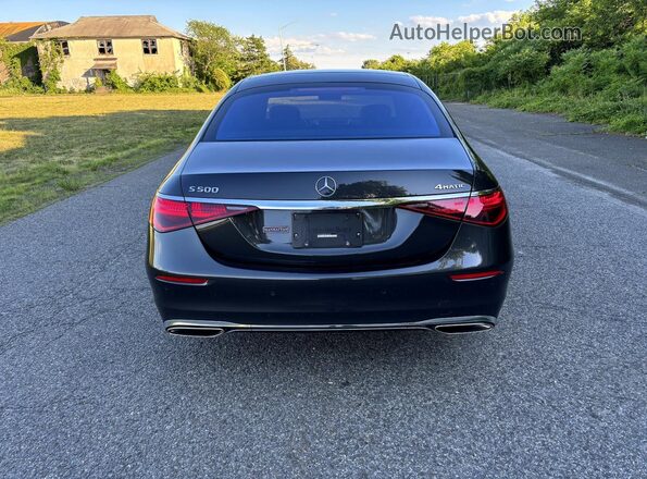 W1K6G6DB9NA122545 2022 MERCEDES-BENZ S-CLASS Серый Вид сзади