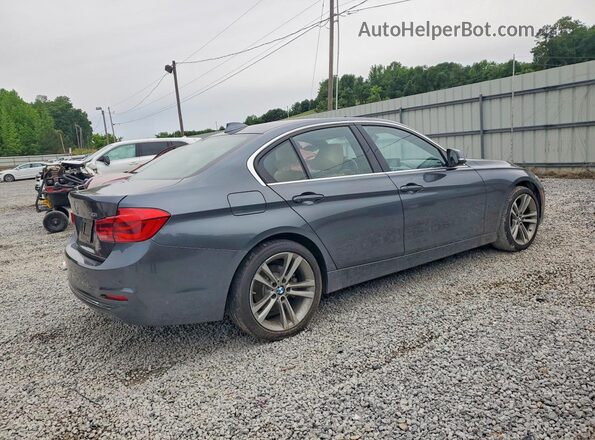 WBA8B9G37HNU54906 2017 BMW 3 SERIES Серый Передняя правая четверть