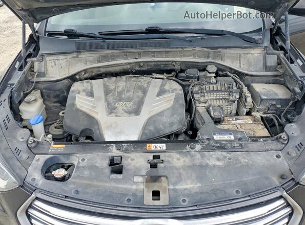 KM8SMDHF5HU200174 2017 HYUNDAI SANTA Black 