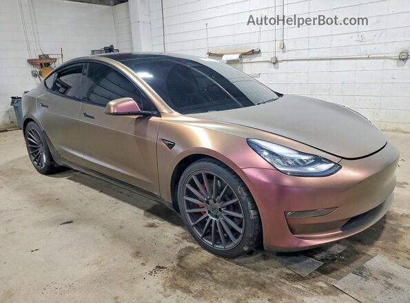 5YJ3E1EC5MF849832 2021 TESLA MODEL Двухцветный 