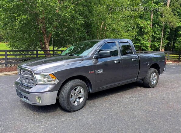 1C6RR6GT6GS143623 2016 RAM 1500 Gray Trasero derecho