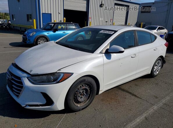 5NPD74LF3JH389578 2018 HYUNDAI ELANTRA White Հետևի ձախ