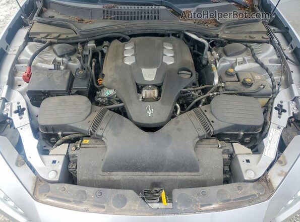 ZAM57XSL1H1198896 2017 MASERATI GHIBLI Gray Вид підкапотного простору