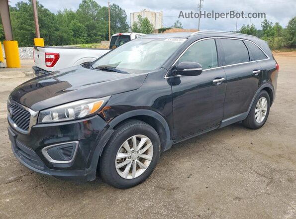 5XYPG4A57GG036624 2016 KIA SORENTO Black Задня ліва чверть